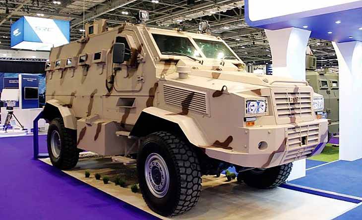 Новый бронеавтомобиль с повышенной противоминной защитой MRAP RILA 4x4