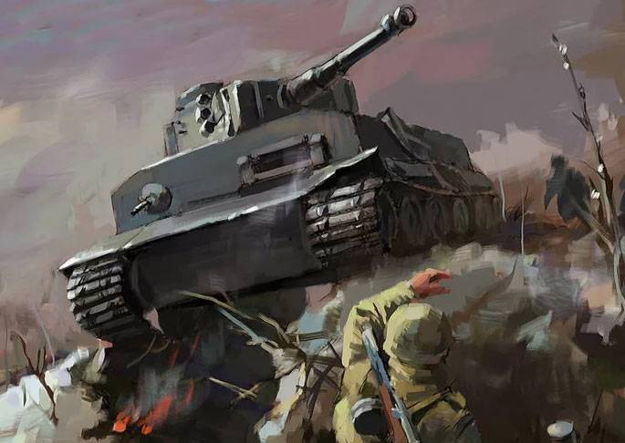 Какой была тактика немецких "тигров" против РККА?