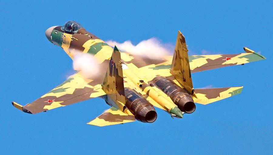 Российские Су-35 летят на Ближний Восток