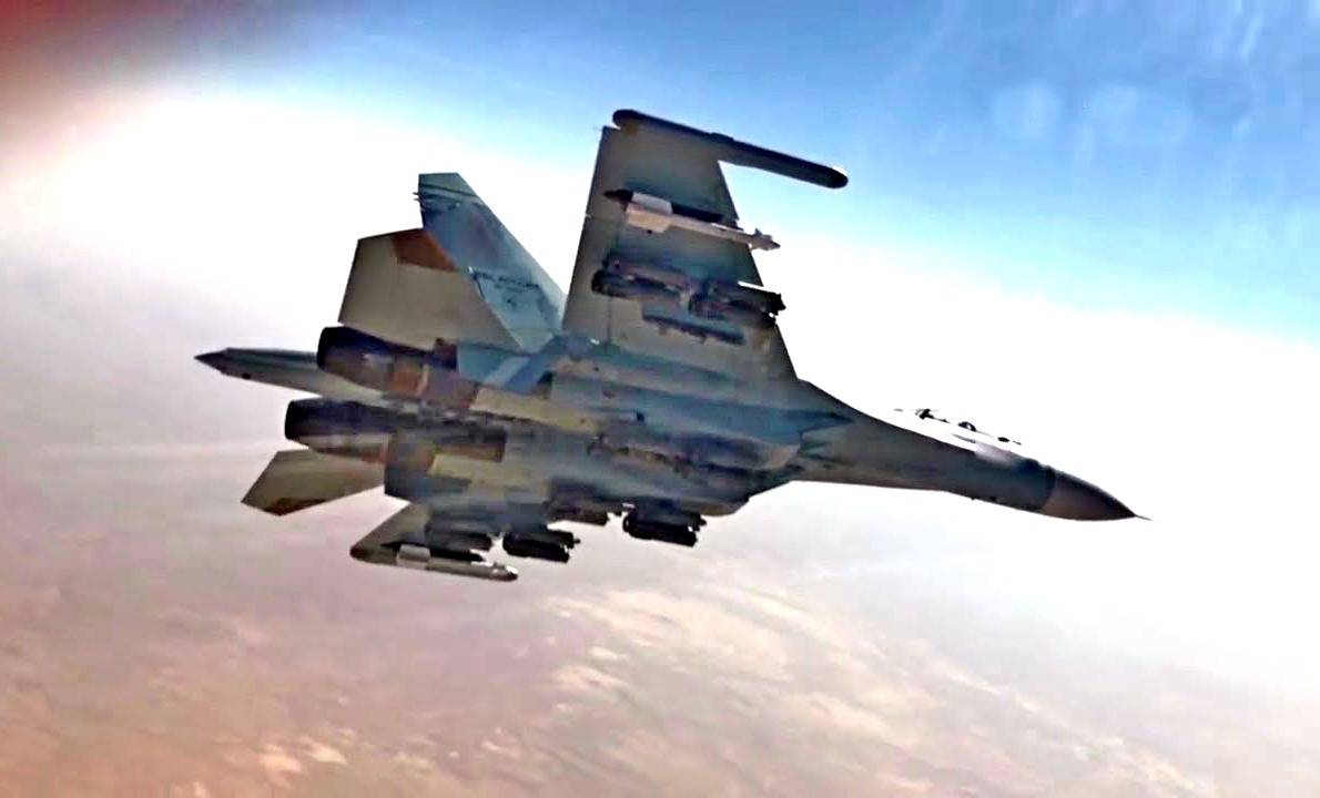 Ювелирную работу российских ВКС в Сирии показали на видео