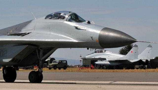 Все шесть российских истребителей МиГ-29 прибыли в Сербию