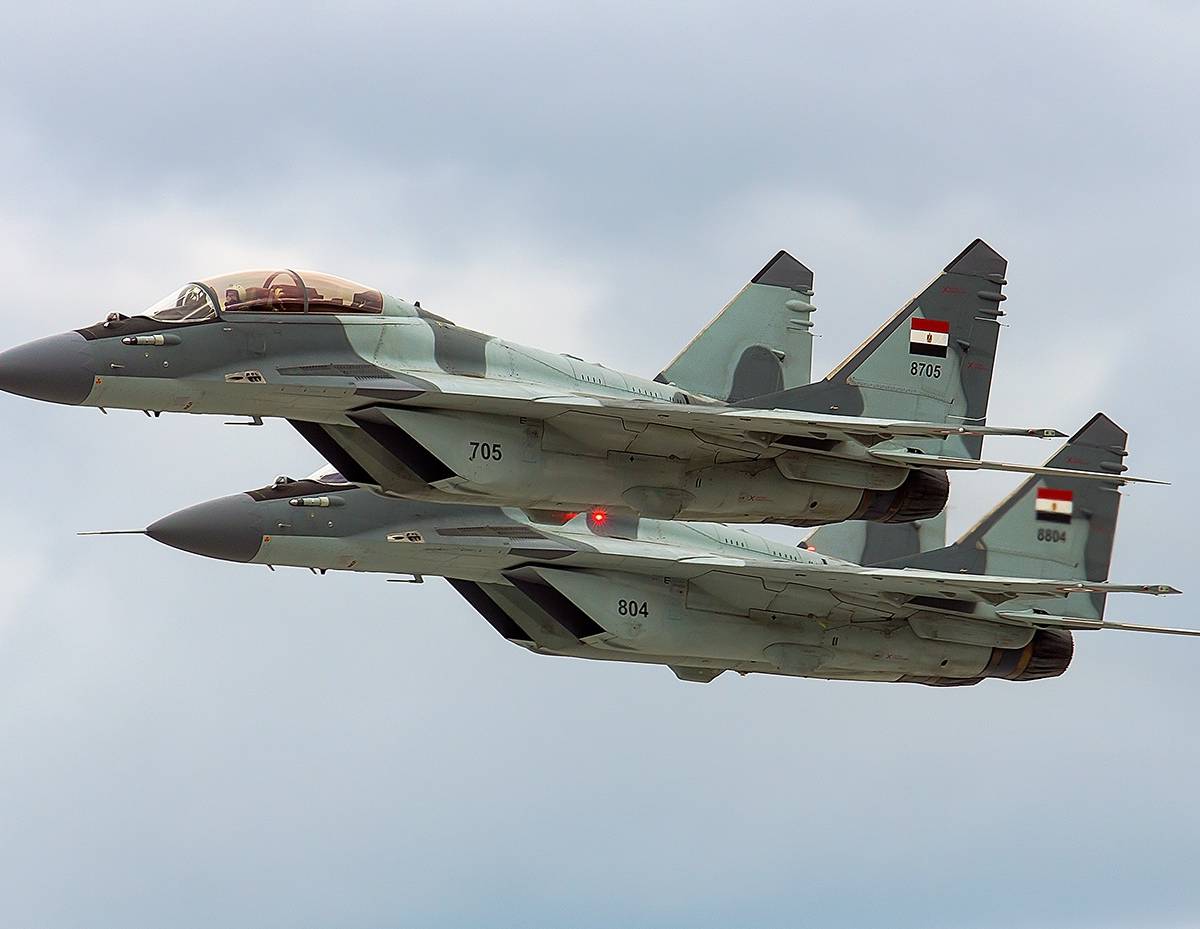 Российская «точка опоры»: первый Миг-29М «засветился» в Египте