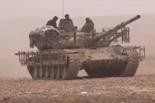 Сирия: "танковый спецназ" на защищенных Т-72 - снова в бою