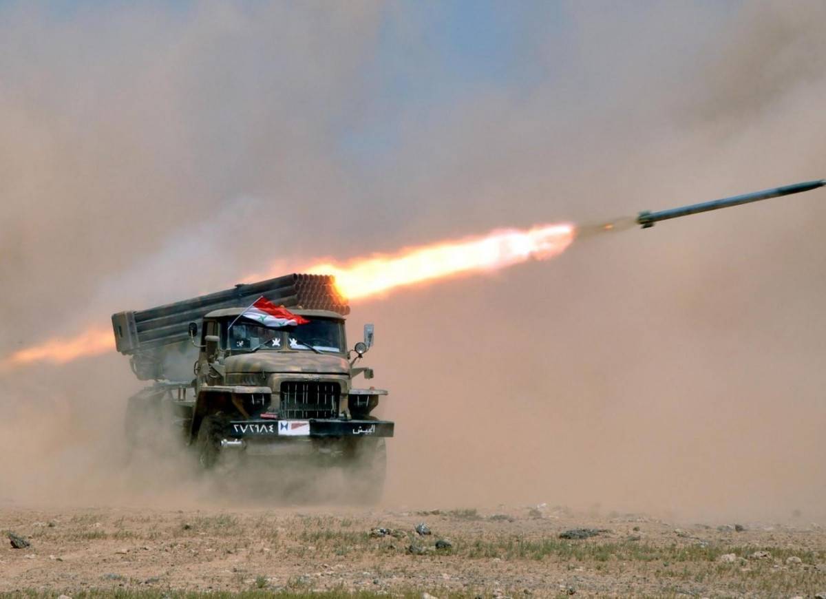 Шквальный огонь артиллерии САА остановил мощное наступление ИГ в Эль-Харука