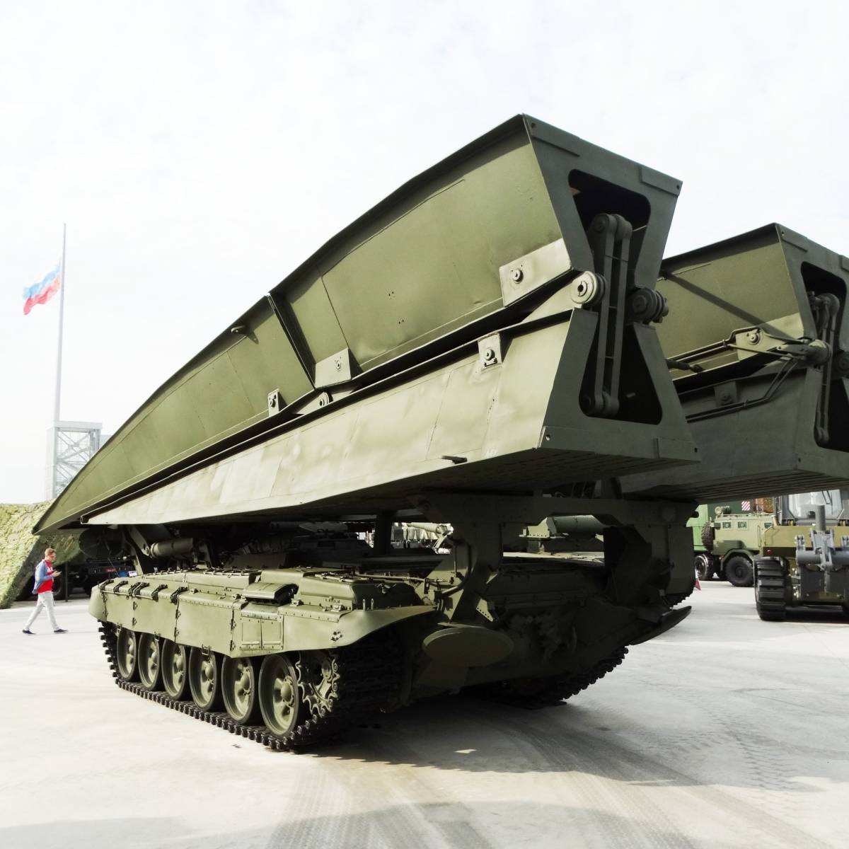 В Сирии впервые применили штурмовой танковый мостоукладчик