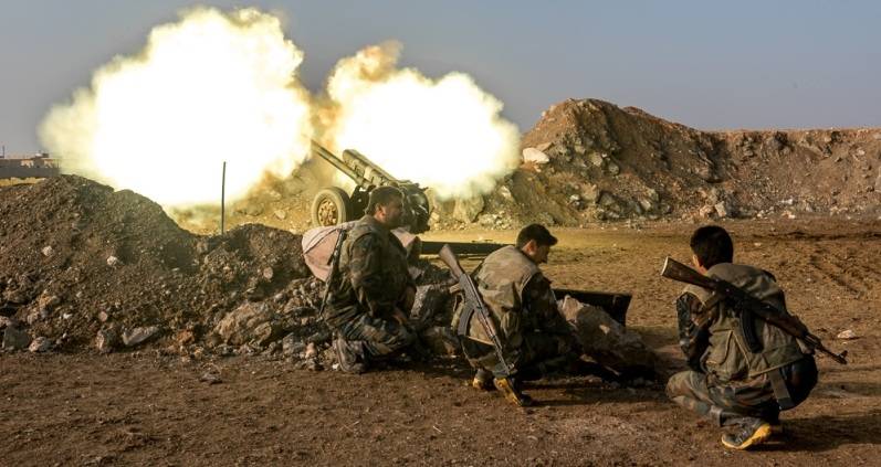 Жестокая битва с ИГ: САА поливают шквальным огнем боевиков в Аль-Нашабия