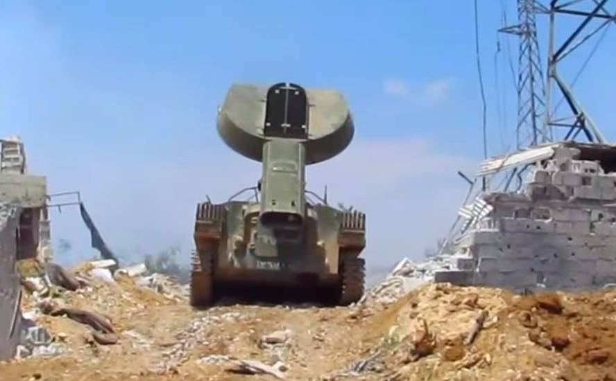 Советский «Метеорит» в деле: кадры уничтожения снайперских гнезд в Дамаске
