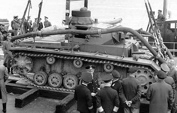 Подводный танк Третьего рейха