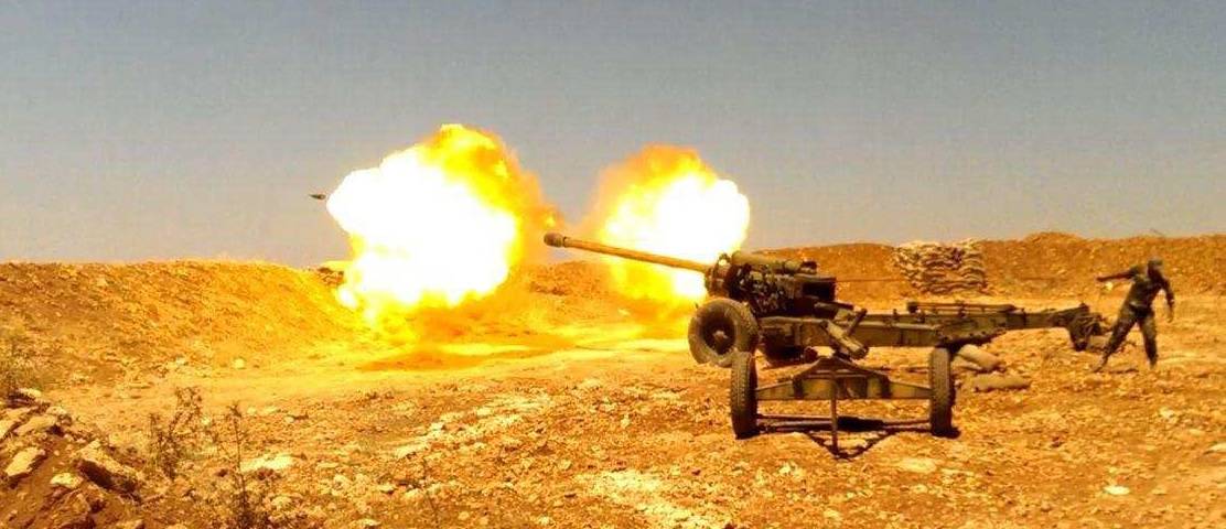 САА накрыла «огненным градом» боевиков ИГ в Ирбине и Мадейре