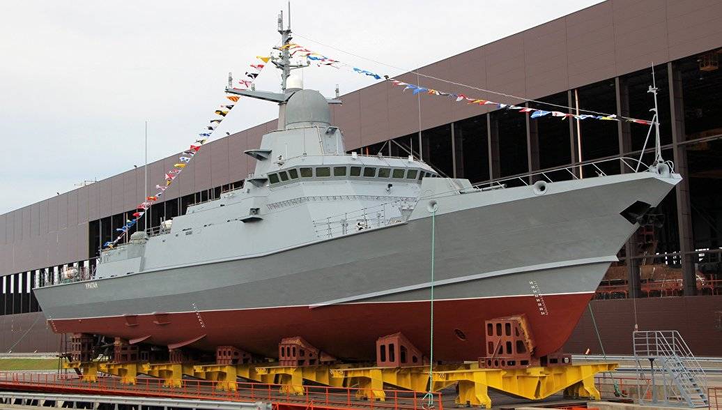 ВМФ России рассчитывает получить 18 малых ракетных кораблей проекта 22800