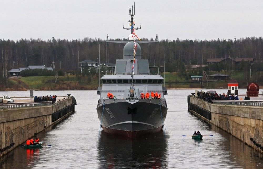 Первый в серии: МРК «Тайфун» спущен на воду