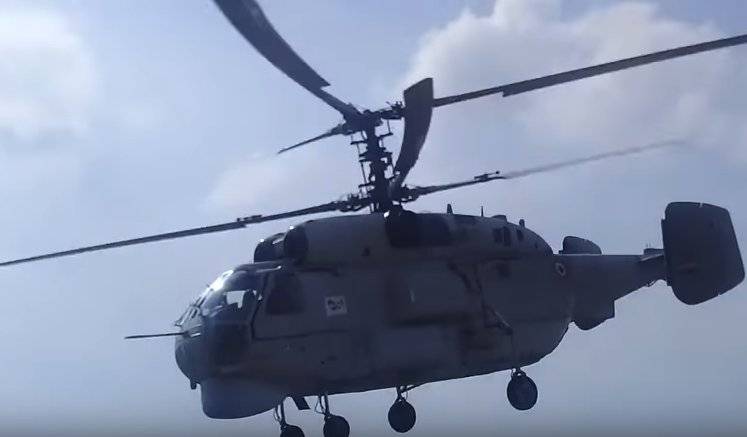 В Сирии вертолет Ка-28 продолжает выполнять боевые задачи