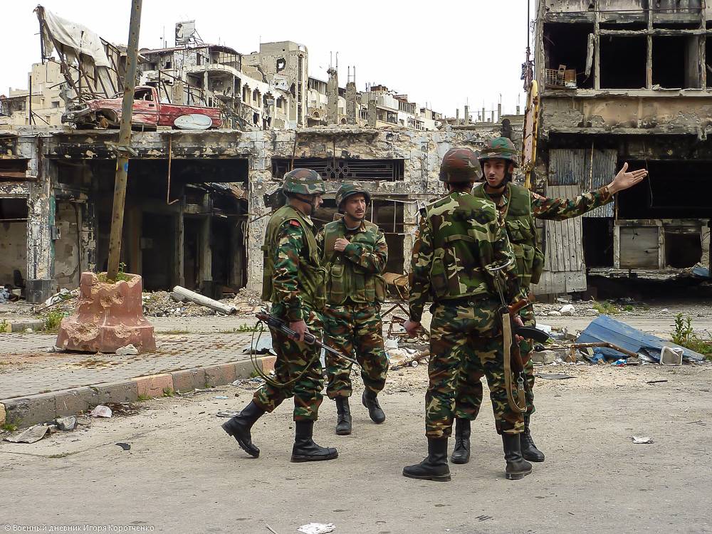 Эксклюзивные кадры из Хомса, где накануне был предотвращен двойной теракт