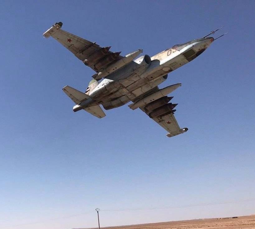 Дерзкий выпад: Боевики ИГ попытались сбить российский Су-25М в Дейр-эз-Зоре
