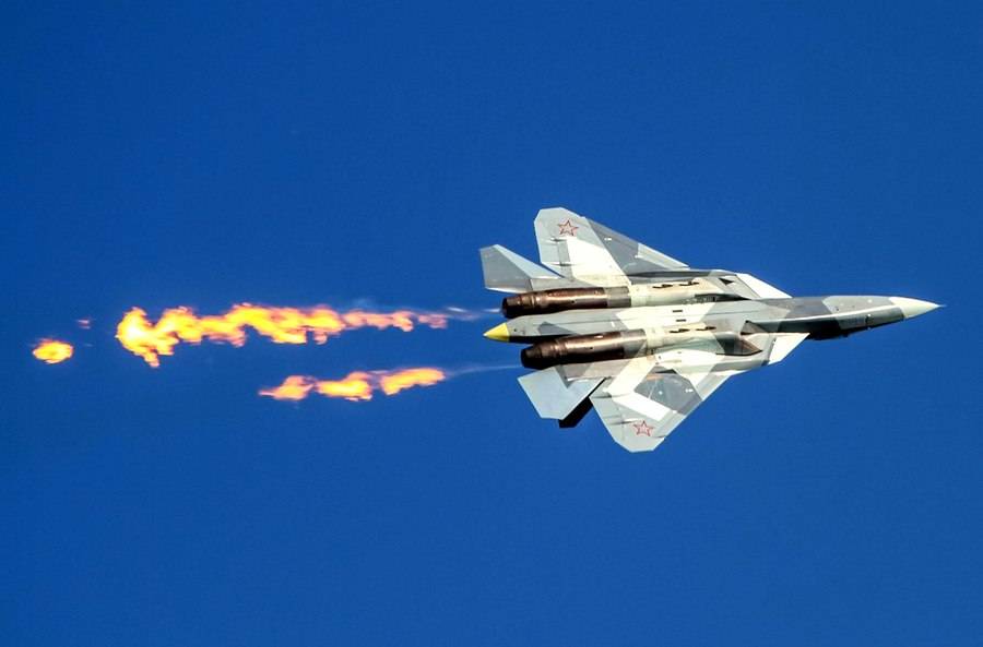 Су-57 совершил первый полет с новыми двигателями «Изделие 30»