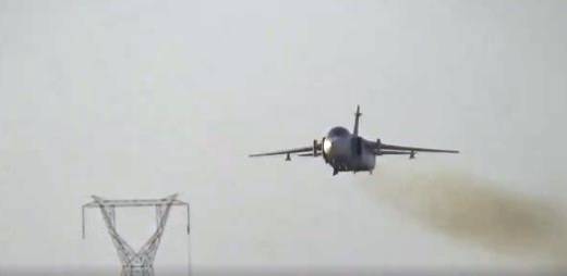 Сирия: непоражаемый Су-24М2 крадется на высоте в десяток метров