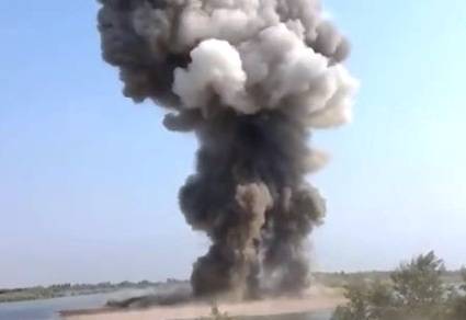 В Сирии русский "Змей Горыныч" устроил мощнейший взрыв