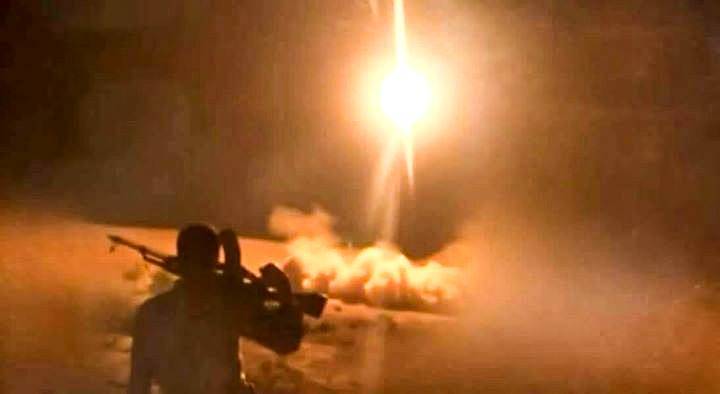 Хуситы обстреляли саудовских солдат ракетами «Землетрясение-1»
