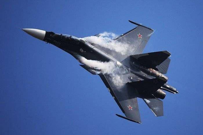 Сирия: пилоты ВКС РФ показали высший пилотаж на Су-30СМ