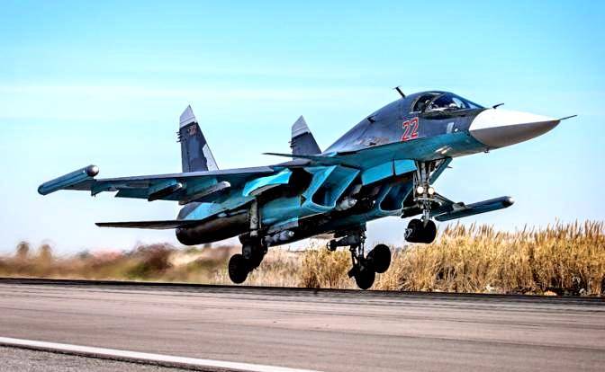 Воздушный бой: F-15E на свою беду зашел в хвост Су-34