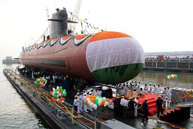 ВМС Индии получили первую новую подлодку за 20 лет