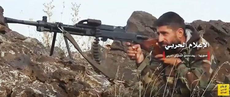 Сирийские бойцы косят террористов из советского РП-46