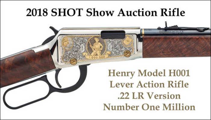 Миллионная винтовка Henry Lever Action побьет рекорды торгов на SHOT Show