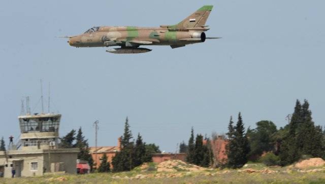 Террористы сбили сирийский военный самолет
