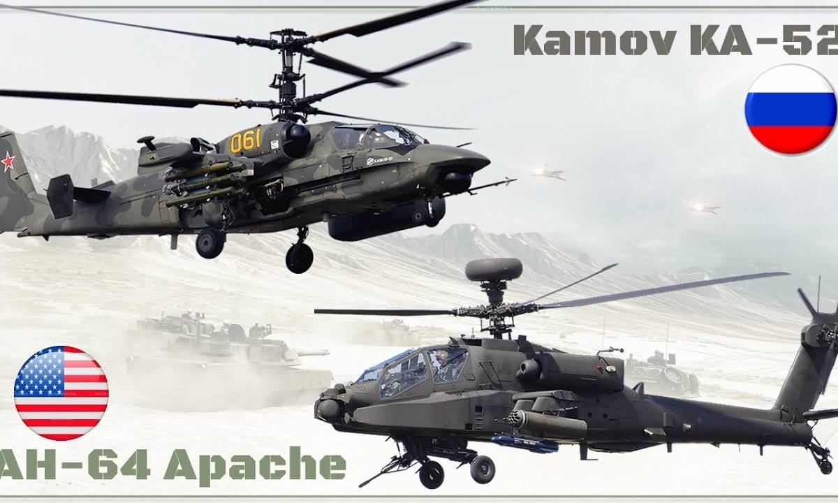 Иностранцы сравнили AH-64 и Ка-52: РФ делает оружие для войны, США – для шоу