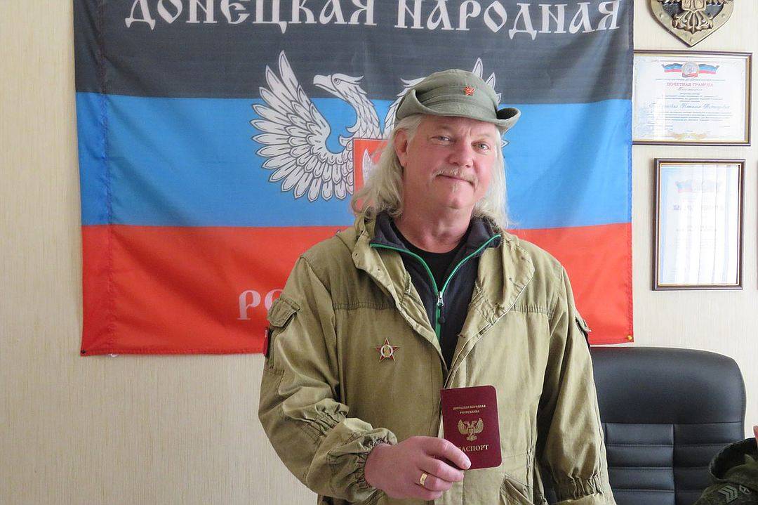 Техасец защищает Донбасс от фашистов