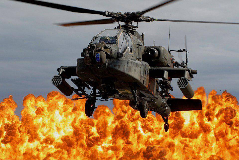 Инцидент в Форт Ирвин: американский Apache AH-64 разбился в пустыне Мохаве