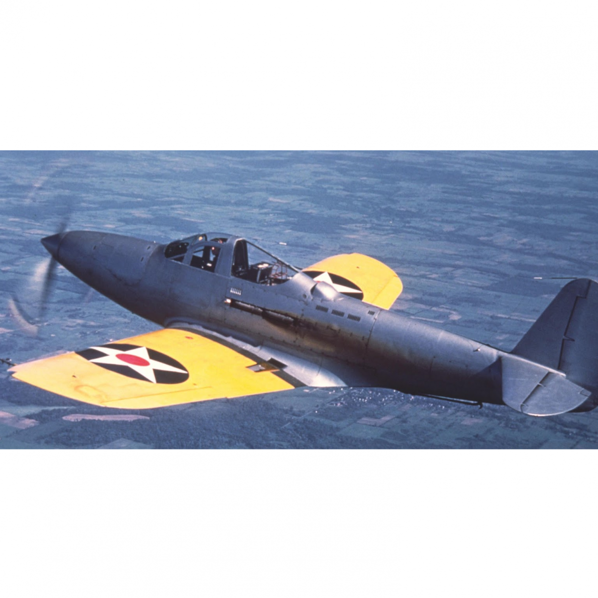 Опытный палубный истребитель Bell Model 5 XFL-1 Airabonita. США