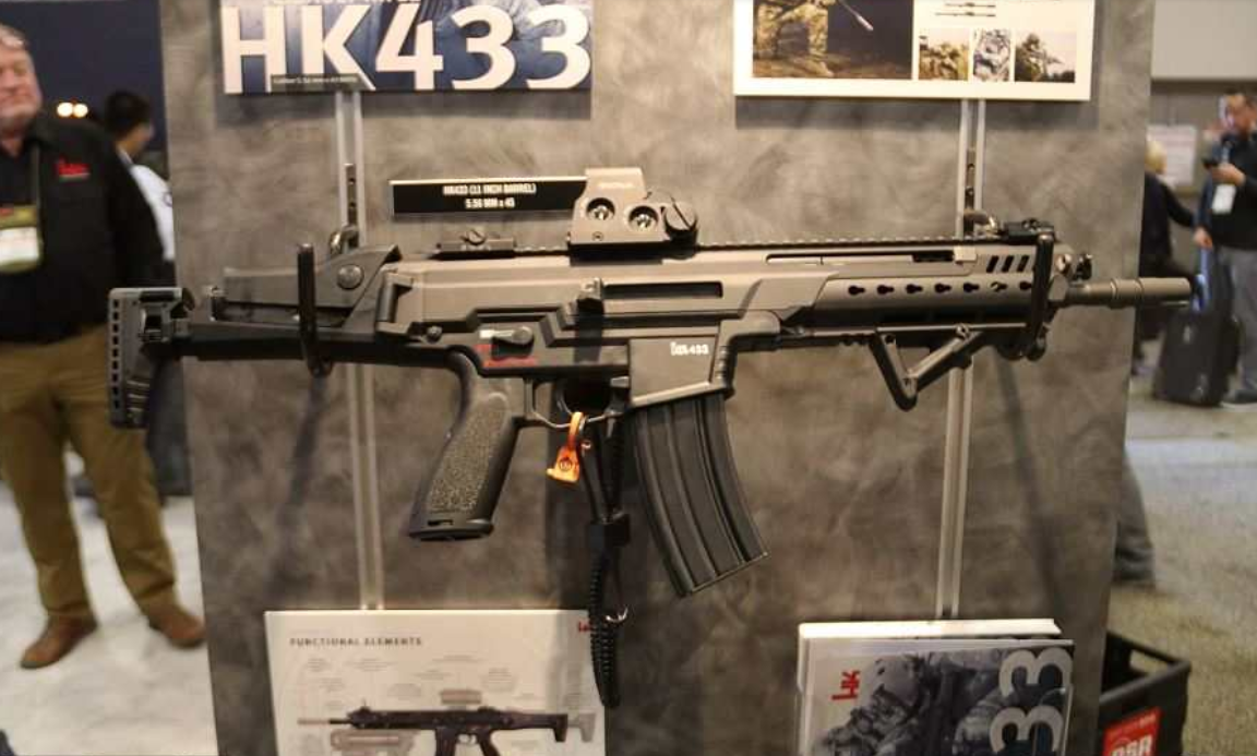 Новое оружие немецкого штурмовика: автомат HK433