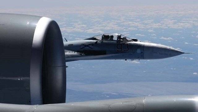 Пилот Су-27 «отрезвил» разведчика США и заставил поменять свои планы