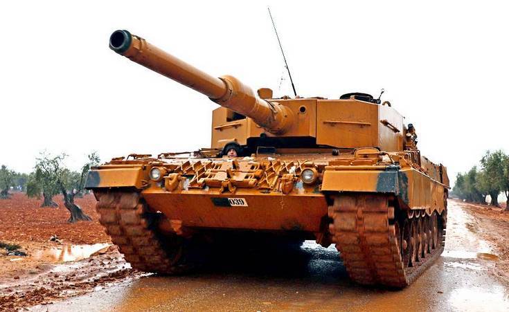 Курды подбили «надувной» турецкий «Леопард» и выразили недоумение