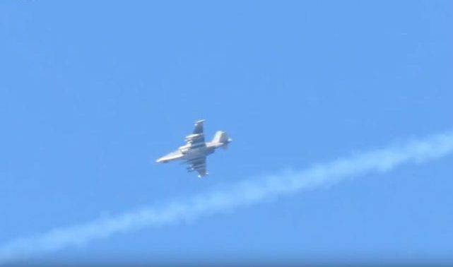 Охота за боевиками в Идлибе: удар российского Су-25 попал в кадр