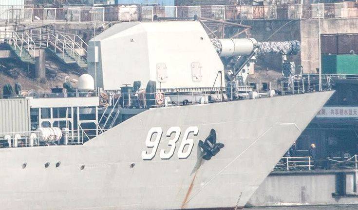 Китайская большая пушка: СМИ сняли огромное секретное корабельное орудие