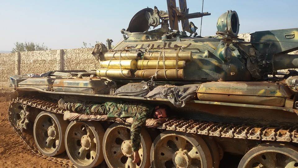В Сирии Т-55 стал домом для танкистов