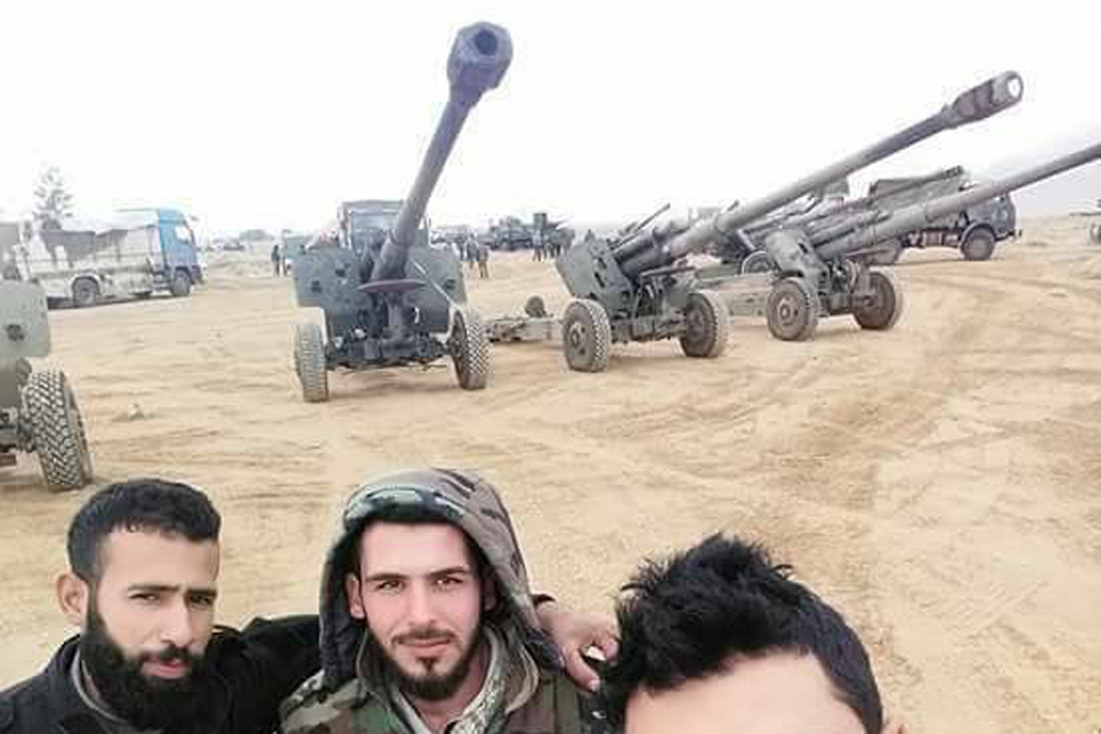 Точные и смертоносные гаубицы 152-мм "Мста-Б" замечены под Дамаском