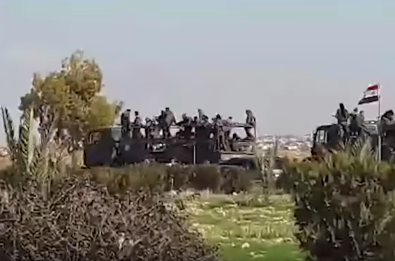 Крупное подкрепление в Дамаске: большой конвой элиты САА попал на видео