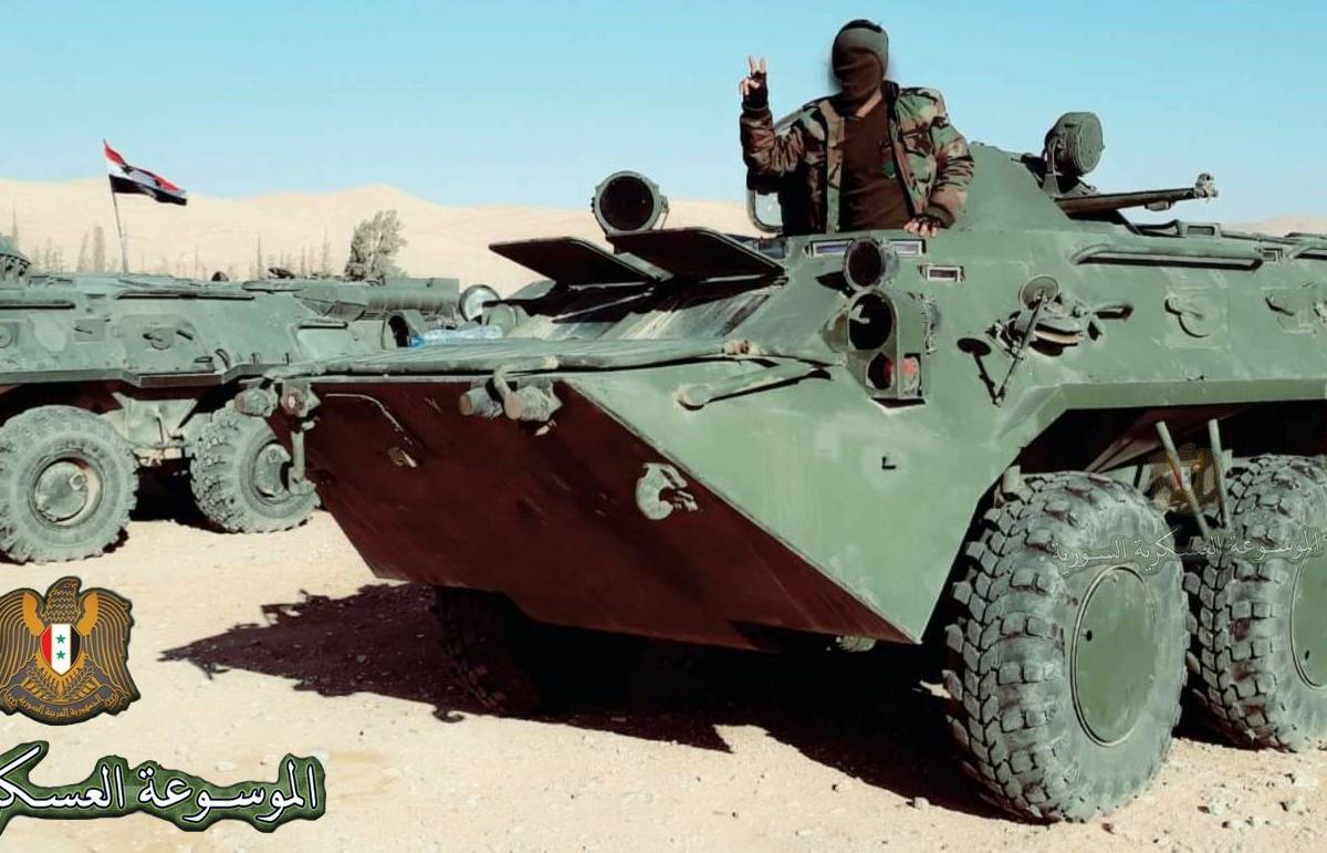 Российские БТР-80 изменили мнение сирийцев о колесной бронетехнике