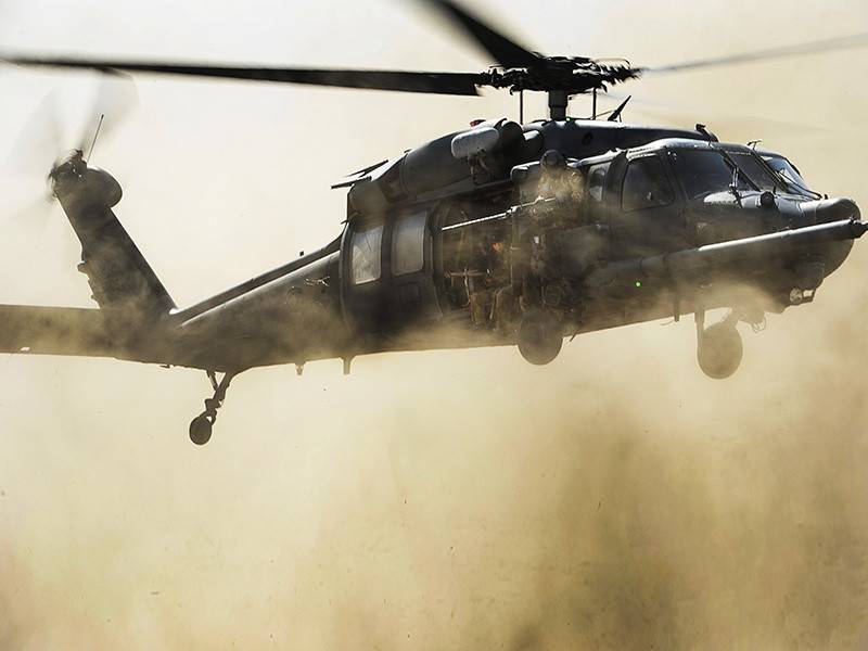 Подробности крушения вертолета ВВС США на границе Сирии и Ирака