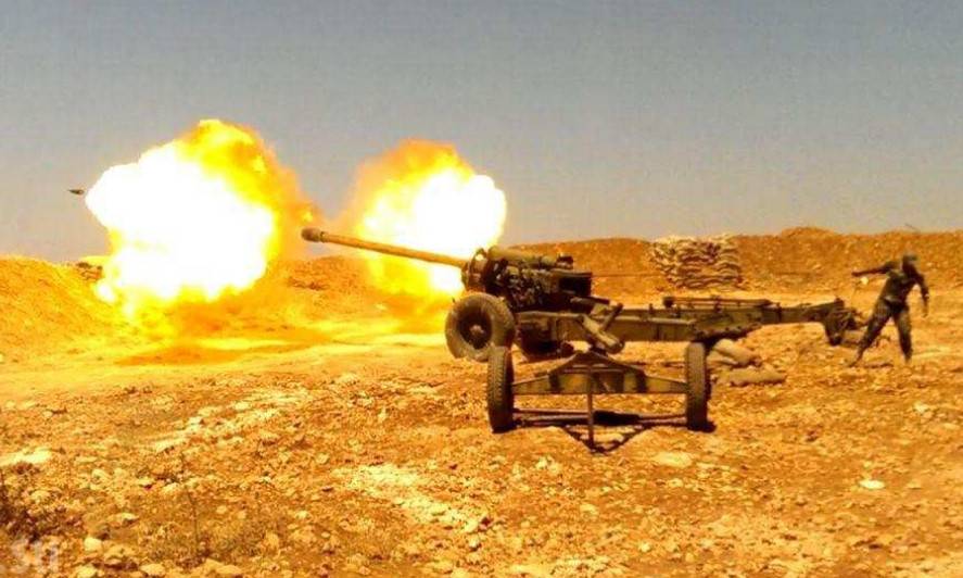 Боевики показали, как уничтожили артиллерийское подразделение ВС САР