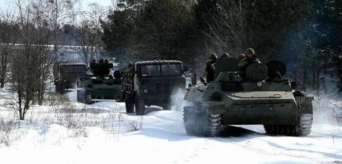 Украина перебросила на Донбасс инженеров и военную технику