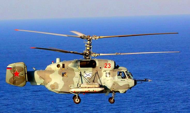 Вертолет Ка-29 ВМФ РФ разбился в Балтийском море