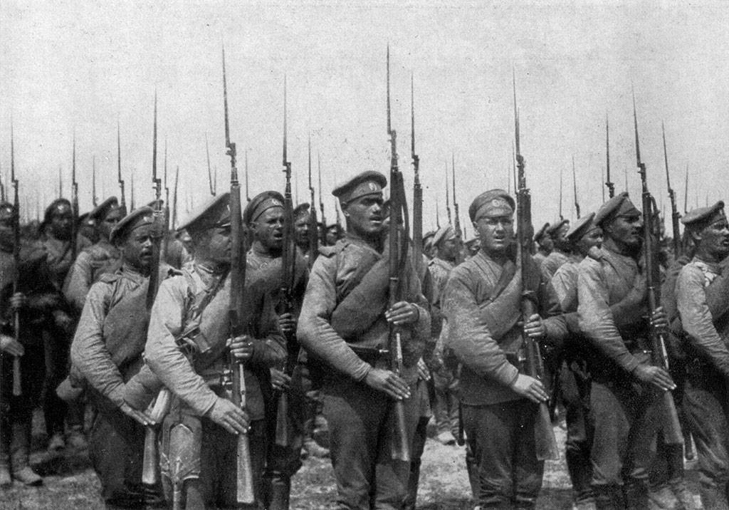 Русские солдаты на Первой мировой войне