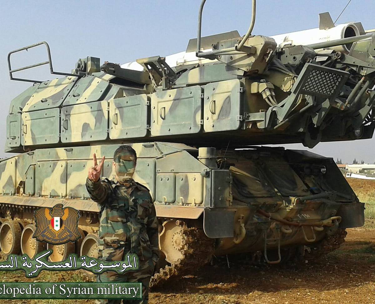 Сирийский ЗРК "Бук-М2Э" сбил две израильские ракеты