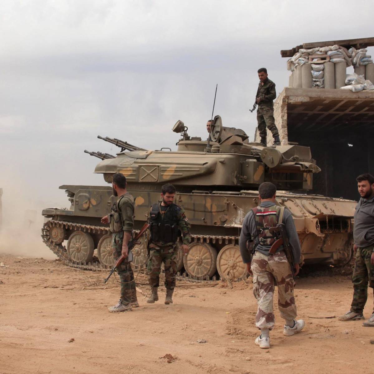 Ликвидировать последний котёл в Дамаске: Т-55, Т-72 и «Шилки» готовят к бою