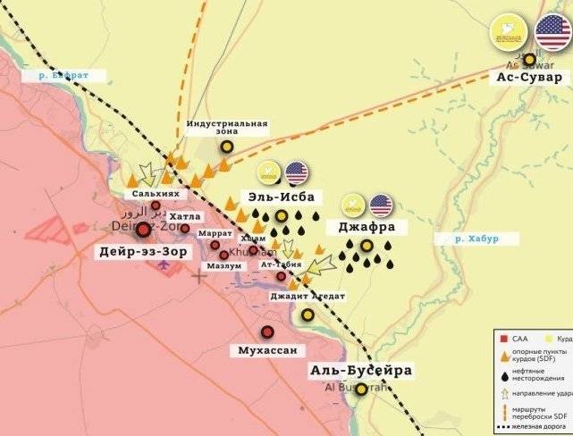 Союзники США укрепляются в Дейр эз-Зор: ситуация в провинции видна на карте