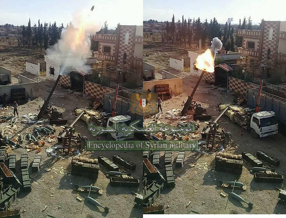 Сверхмощные М-240 превратили в щебень позиции боевиков под Дамаском